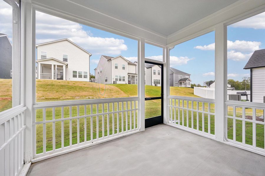 Screened-In Porch featuring the AW Collection® Sapphire - Color and comfort with outdoor flair. Screened-In Porch featuring the AW Collection® Sapphire - Color and comfort with outdoor flair.