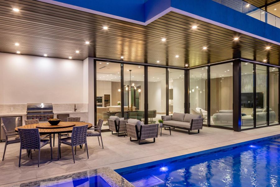 Furnished interior view inside a new home in , Boca Raton (Image 57). Furnished interior view inside a new home in , Boca Raton (Image 57).