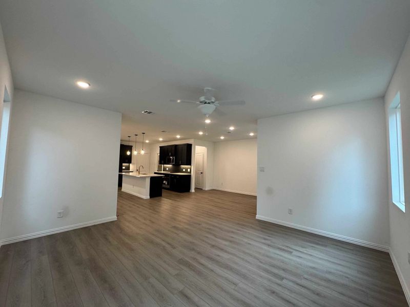 Open Kitchen-Living-Dining Room Construction Progress