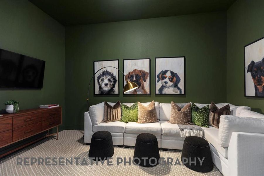Furnished interior view inside a new home in Wildflower Ranch, Dish (Image 25).