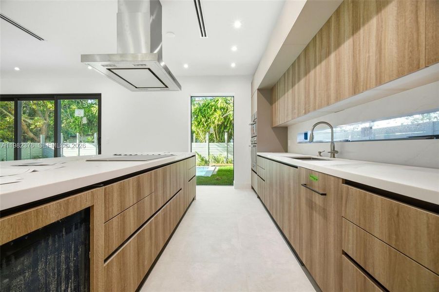 Furnished interior view inside a new home in , Miami (Image 8).