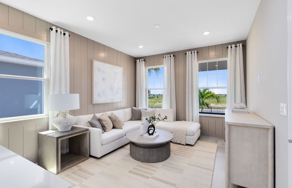 Furnished interior view inside a new home in The Preserve at Bannon Lakes, St. Augustine (Image 5).