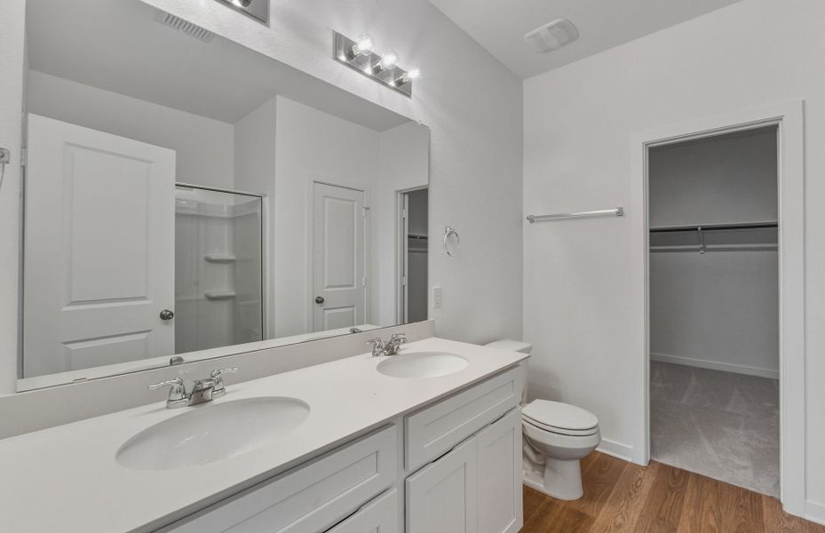 Representative furnished interior of a home built from the Fentress by Centex in Larson Crossing, Elgin (Image 5).