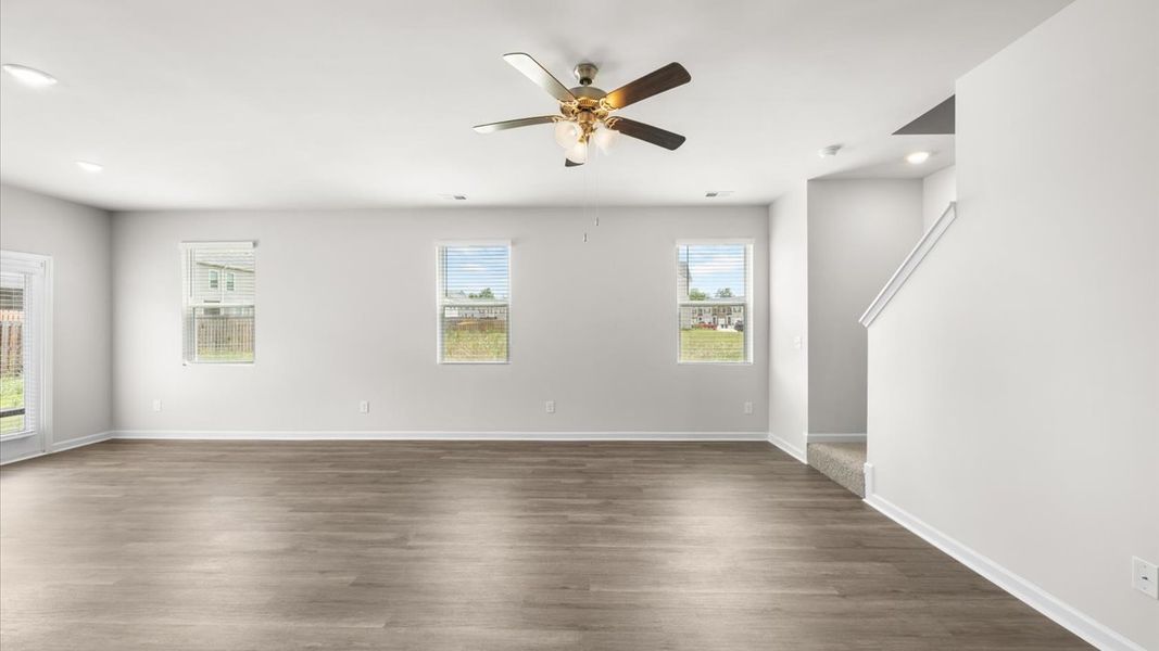 Spacious, unfurnished interior of a new home in Laurel Park Townhomes, Hephzibah (Image 12). Spacious, unfurnished interior of a new home in Laurel Park Townhomes, Hephzibah (Image 12).