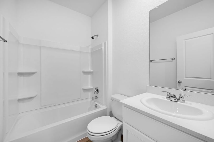 Furnished interior view inside a new home in River Ridge, Crandall (Image 8). Furnished interior view inside a new home in River Ridge, Crandall (Image 8).