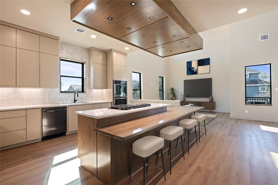 Stunning open concept great room