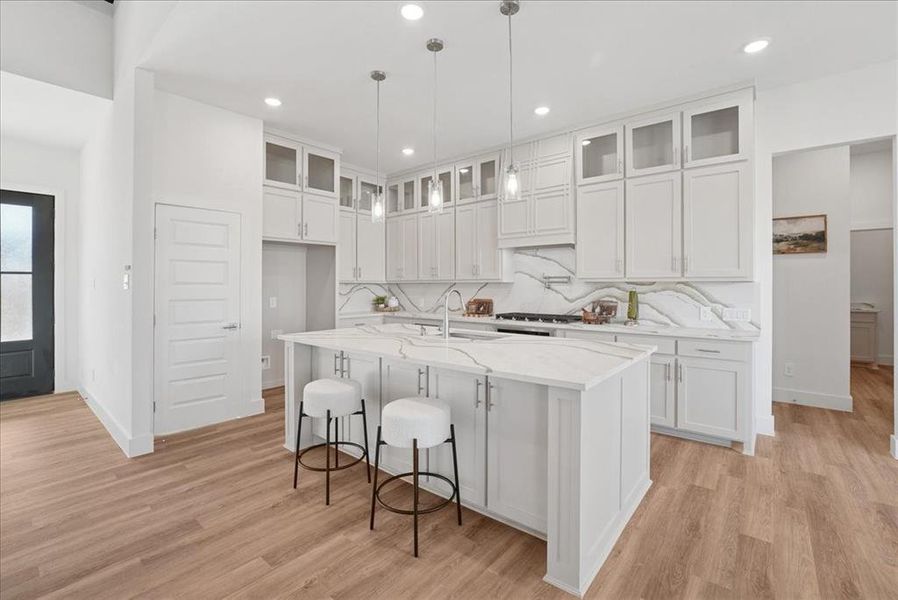 Furnished interior view inside a new home in , Azle (Image 31).
