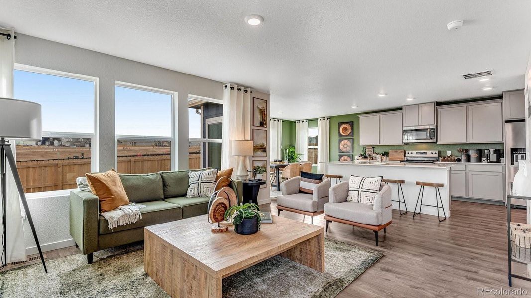 Furnished interior view inside a new home in Prairie Song, Windsor (Image 32).