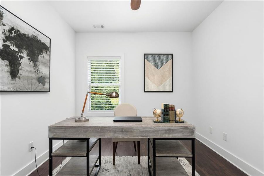 Furnished interior view inside a new home in , Stockbridge (Image 17).