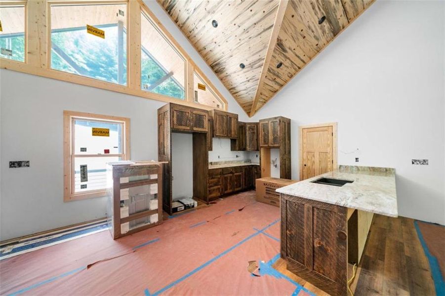 In-progress construction of a new home in , Ellijay, GA (Image 24).