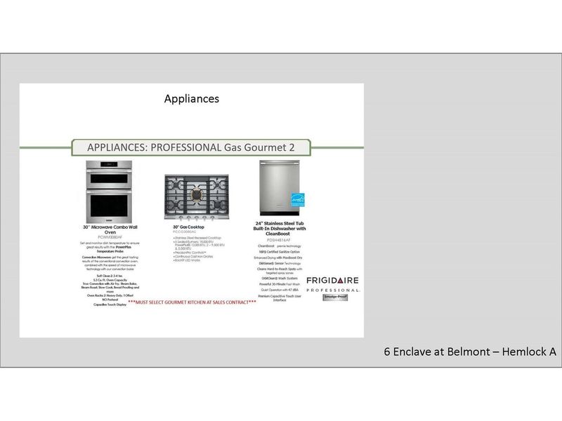 Sample of building materials used in homes in Enclave at Belmont, Belmont (Image 23).