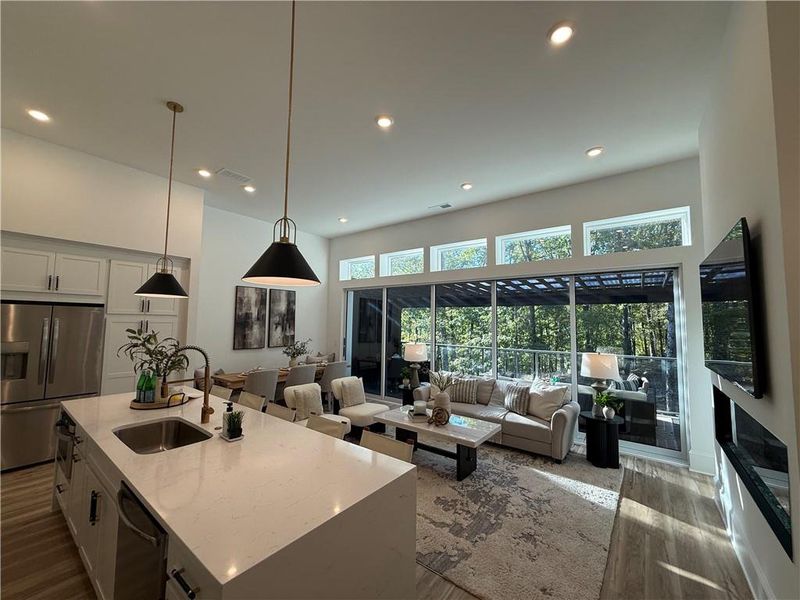 Furnished interior view inside a new home in , Waleska (Image 16).
