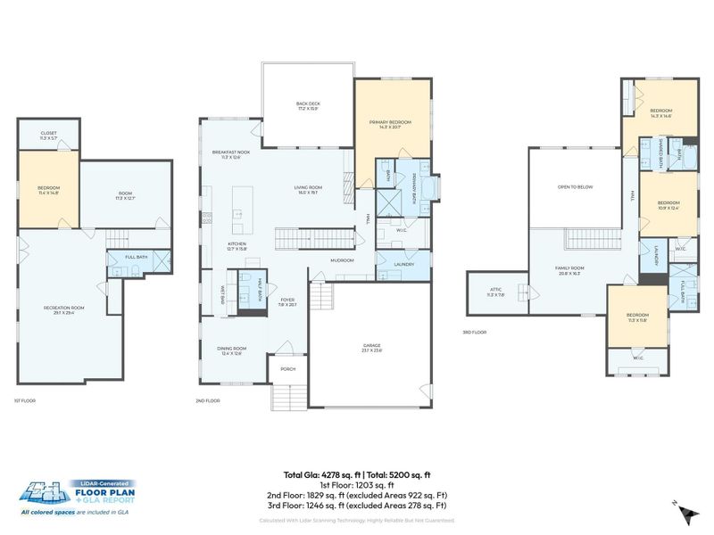 2D floor plan layout of this home in , Weaverville, NC (Image 5).