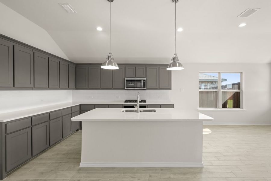 Front exterior of a new home in Myrtle Creek, Waxahachie, TX, highlighting curb appeal (Image 4).