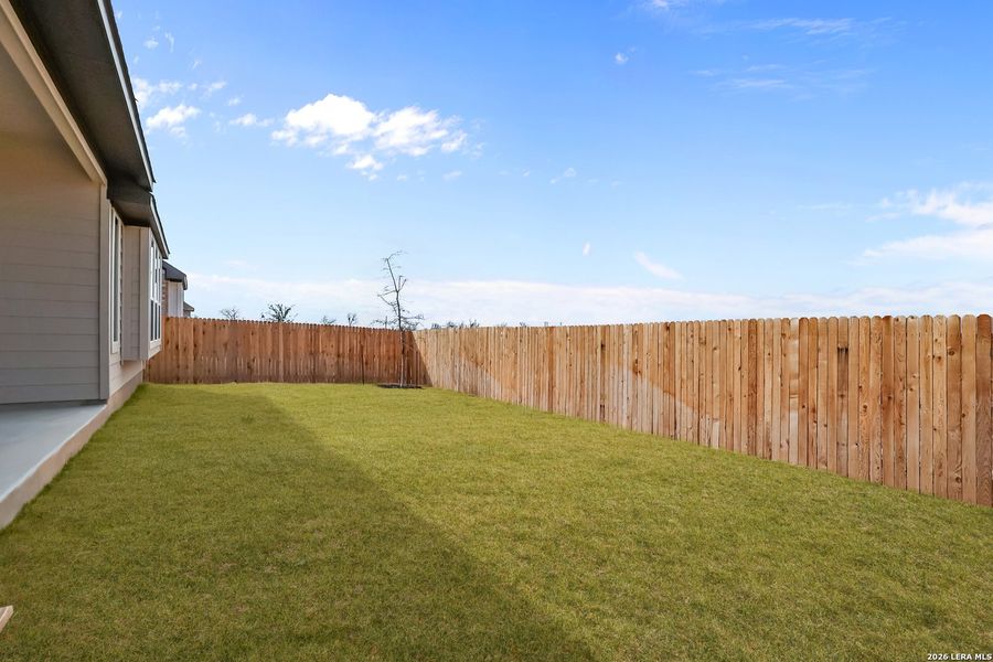 Exterior details and patio area of a home in Megan's Landing, Castroville (Image 3). Exterior details and patio area of a home in Megan's Landing, Castroville (Image 3).