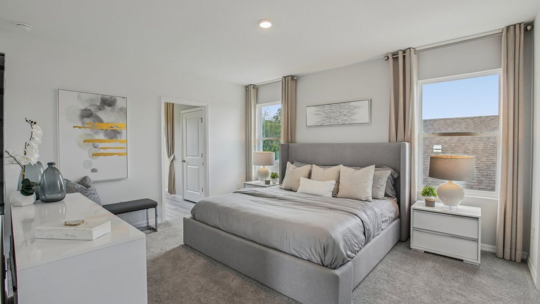 Furnished interior view inside a new home in Berry Bay, Wimauma (Image 27).