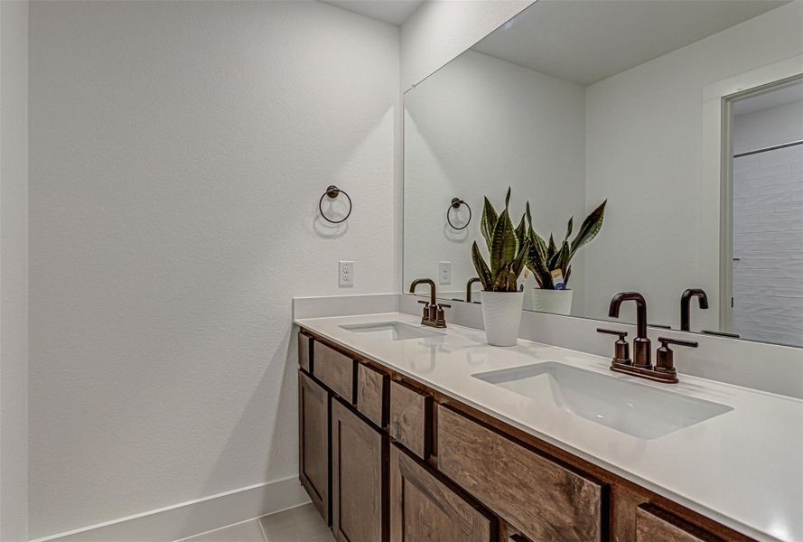 Furnished interior view inside a new home in Flora, Hutto (Image 32).