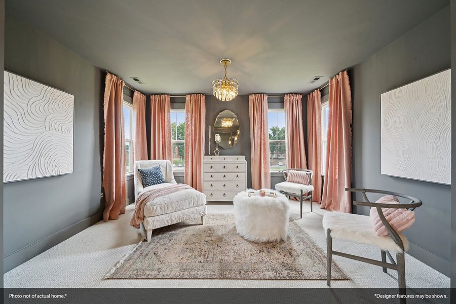 Furnished interior view inside a new home in Hendrix Farms, Lexington (Image 11).