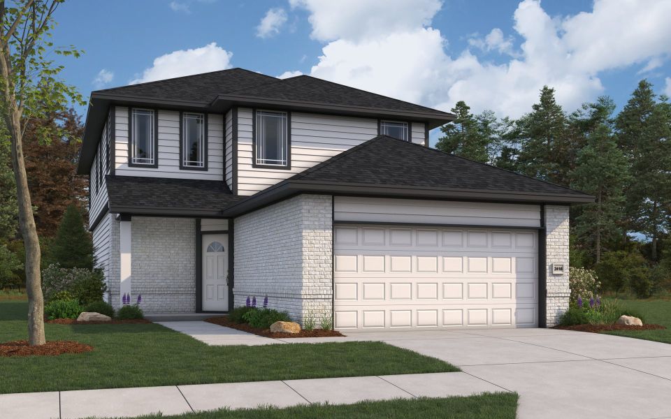 Mansfield - Elevation A - Color Scheme 1 Mansfield - Elevation A - Color Scheme 1