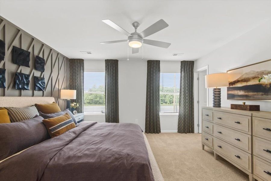 Furnished interior view inside a new home in Gardner Heights, Greer (Image 19). Furnished interior view inside a new home in Gardner Heights, Greer (Image 19).