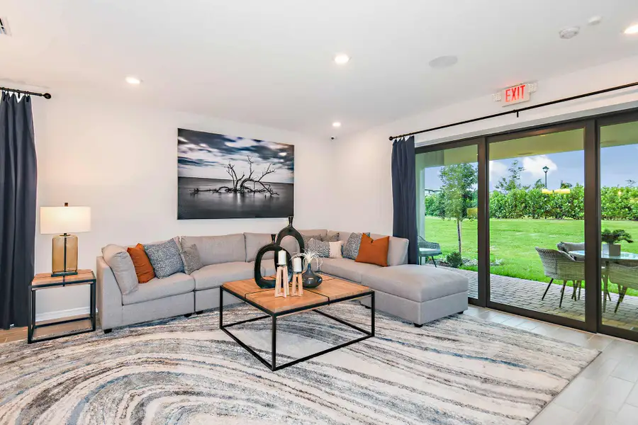 Furnished interior view inside a new home in Central Park, Port St. Lucie (Image 4).