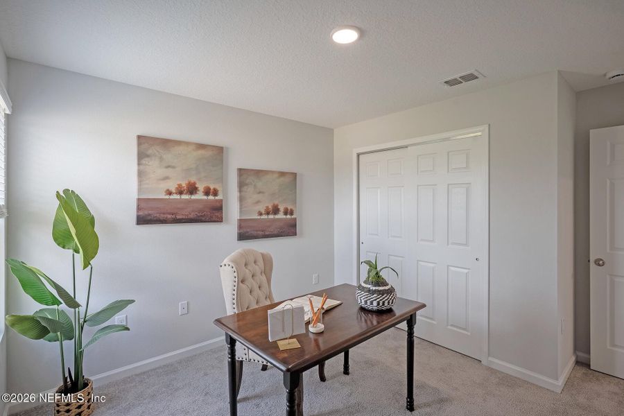 Furnished interior view inside a new home in , Jacksonville (Image 25). Furnished interior view inside a new home in , Jacksonville (Image 25).