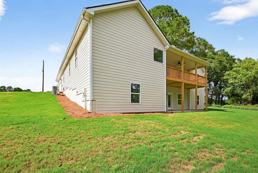 Exterior details and patio area of a home in , Winder (Image 3).