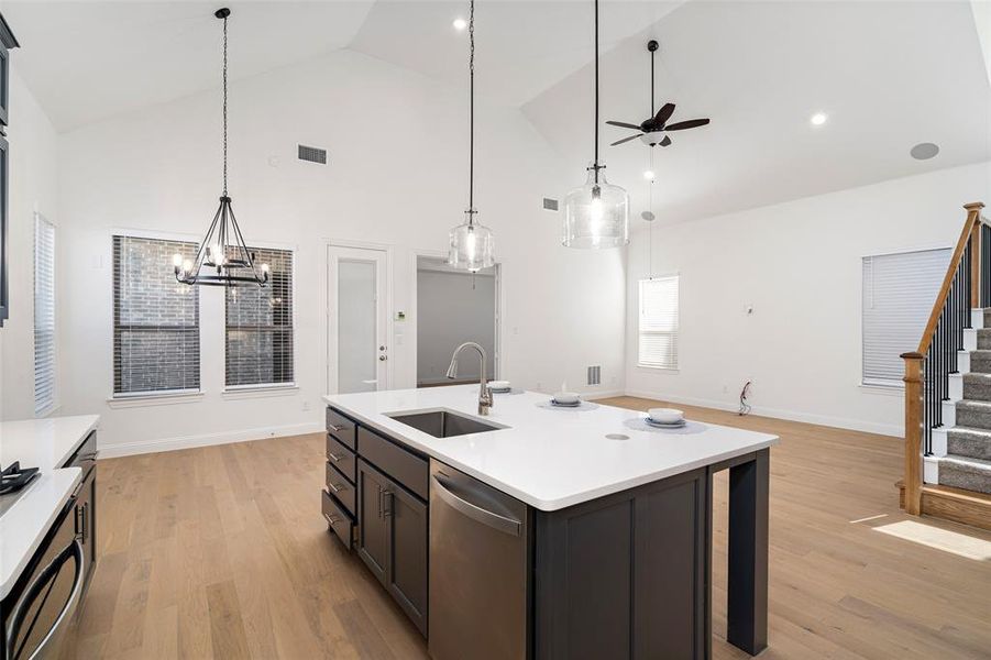 Furnished interior view inside a new home in Cambridge Crossing, Celina (Image 11).