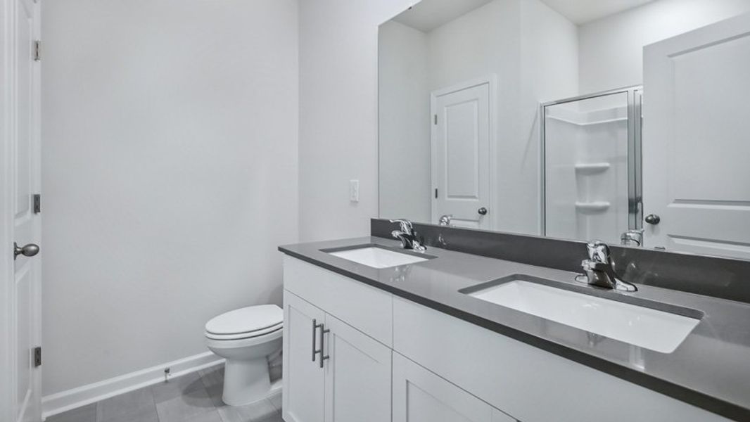 Furnished interior view inside a new home in The Estates at Edinborough, Gibsonville (Image 8).