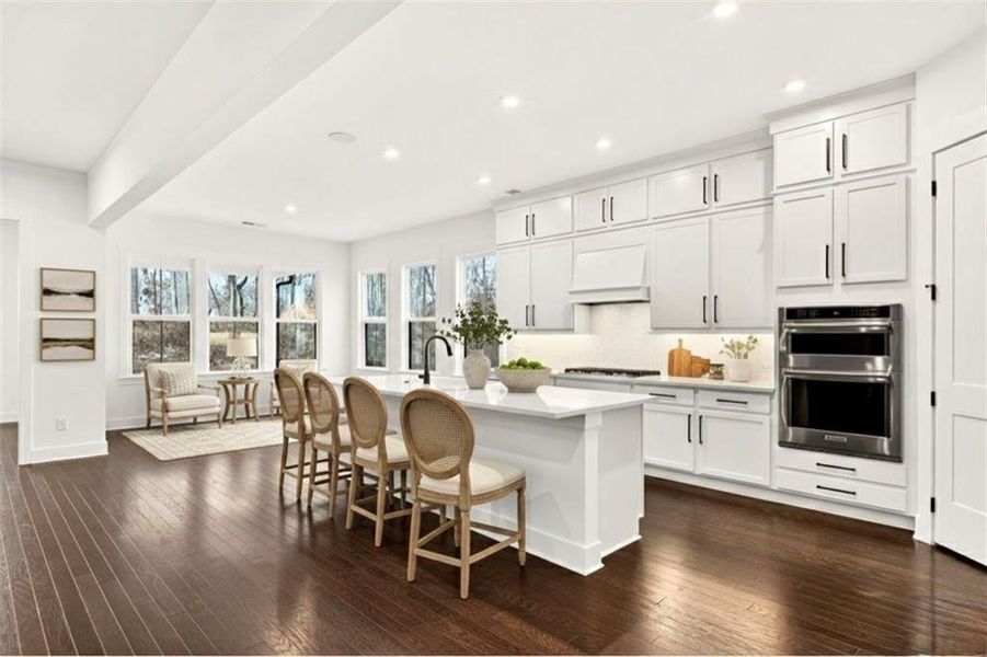 Furnished interior view inside a new home in , Cumming (Image 17).