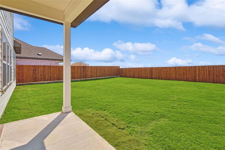 View of yard featuring a patio area