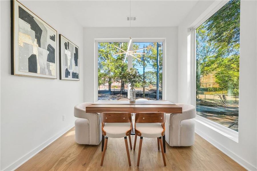 Furnished interior view inside a new home in , Atlanta (Image 7).