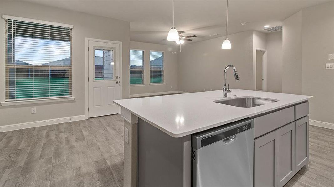 Furnished interior view inside a new home in Parkerville Meadows, DeSoto (Image 11).