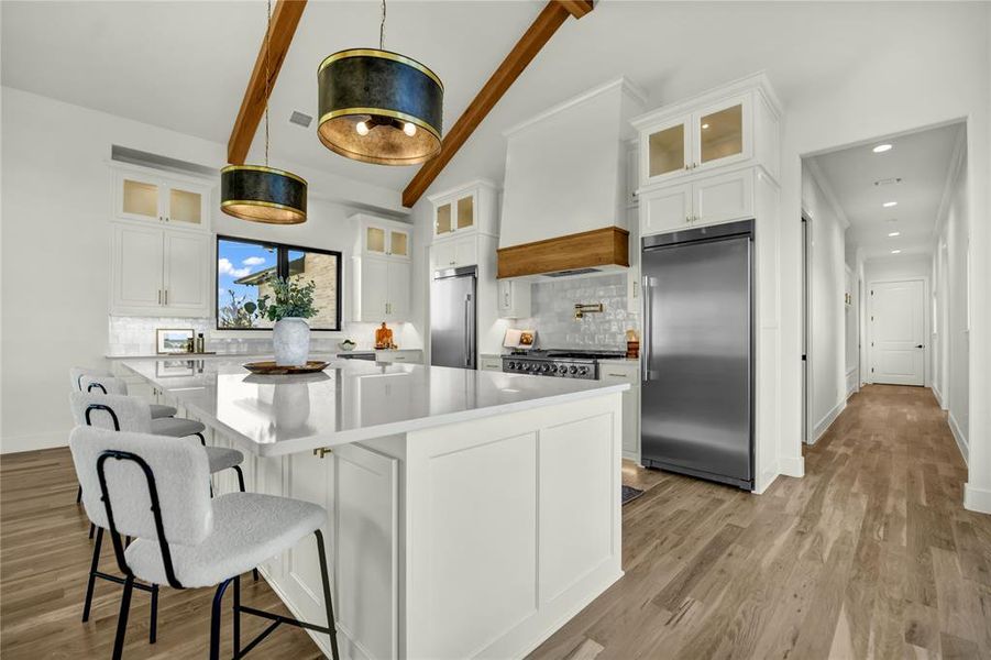 Furnished interior view inside a new home in , Aledo (Image 12).