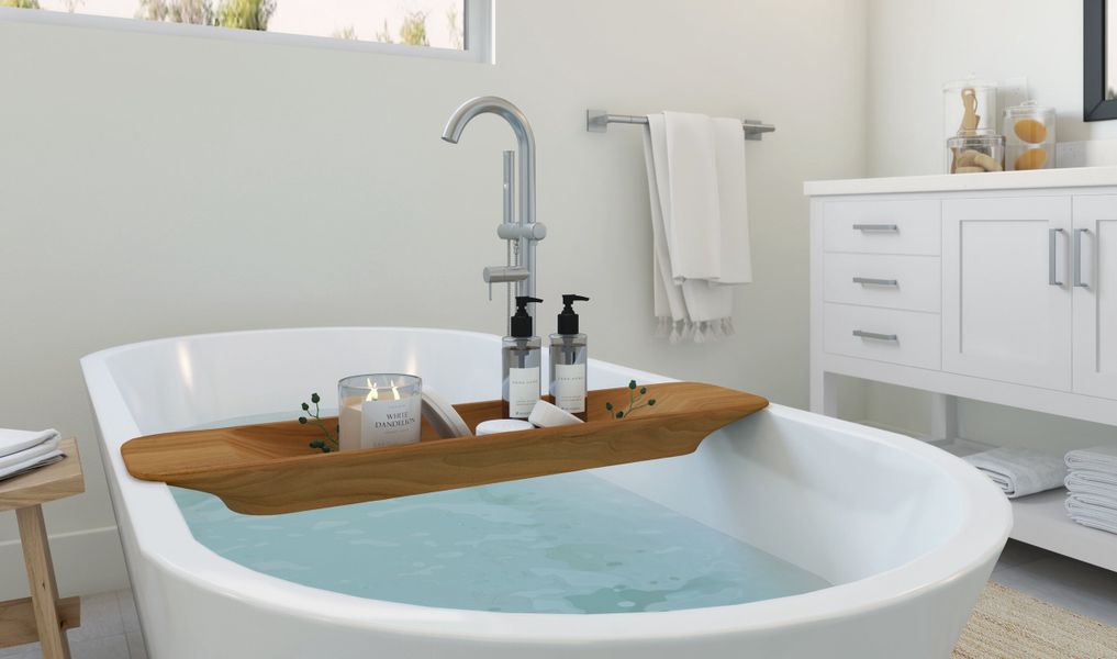 Freestanding bath tub