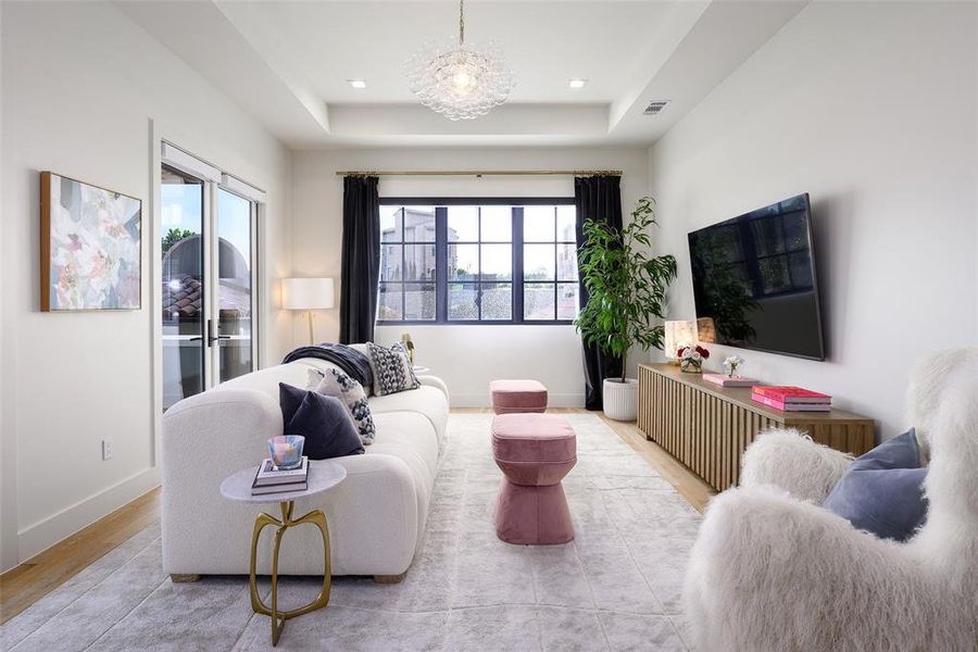 Furnished interior view inside a new home in , Westlake (Image 17).