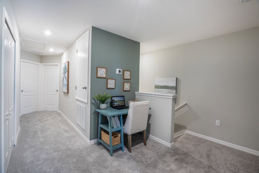 Furnished interior view inside a new home in Mirada, San Antonio (Image 30).