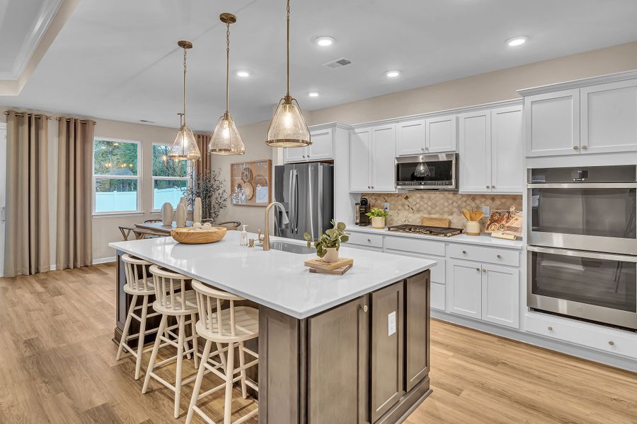 Representative furnished interior of a home built from the The Wave Crest by Chesapeake Homes in Coastal Club of the Carolinas, Calabash (Image 8).
