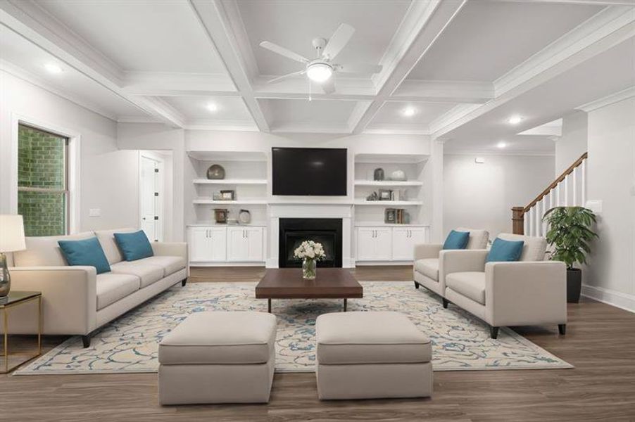 Furnished interior view inside a new home in , Cumming (Image 4).