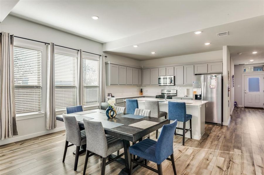 Eat in dining with kitchen