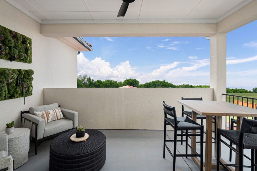 Representative furnished interior of a home built from the Montecito by Landon Homes in Fields - Brookside North, Frisco (Image 17).