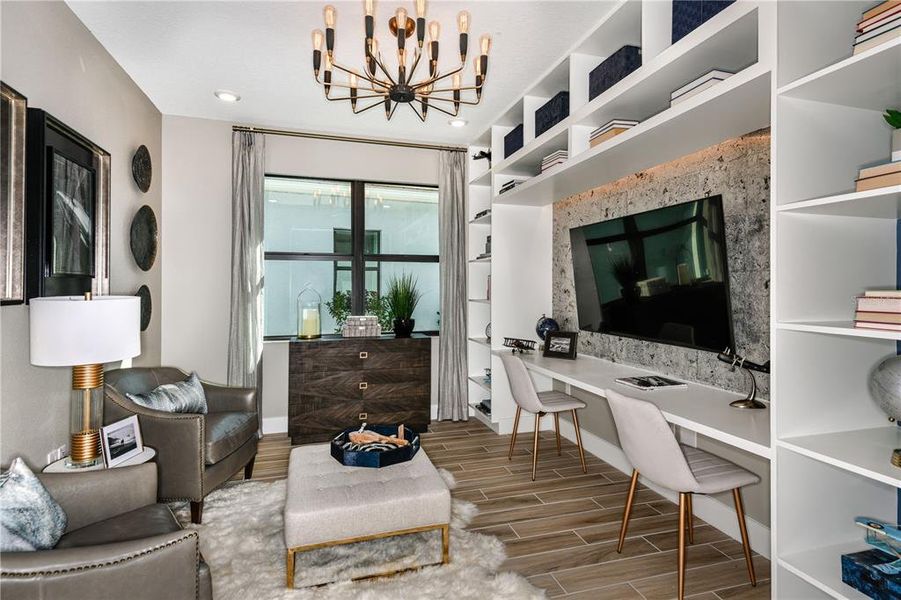 Furnished interior view inside a new home in Cresswind Lakewood Ranch, Lakewood Ranch (Image 17). Furnished interior view inside a new home in Cresswind Lakewood Ranch, Lakewood Ranch (Image 17).