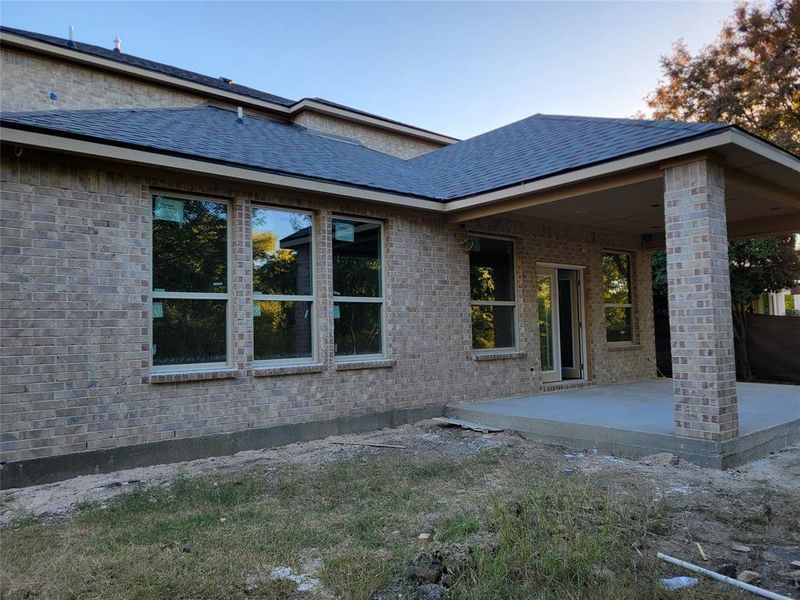 In-progress construction of a new home in , Dallas, TX (Image 2).