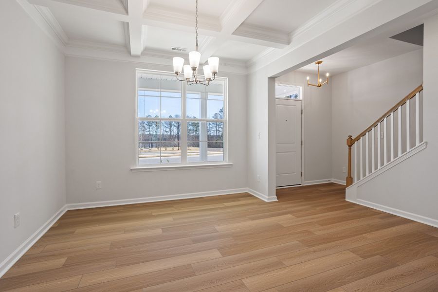 Spacious, unfurnished interior of a new home in Renaissance at White Oak, Garner (Image 23).