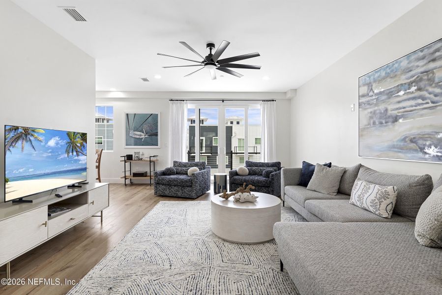 Furnished interior view inside a new home in , St. Augustine (Image 36).