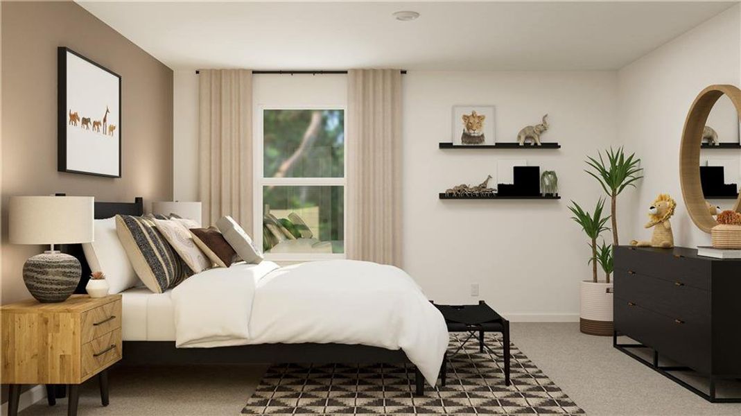 Furnished interior view inside a new home in Deer Valley, Canton (Image 25). Furnished interior view inside a new home in Deer Valley, Canton (Image 25).