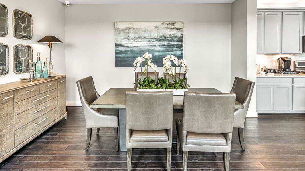 Furnished interior view inside a new home in Avalon at Cypress, Cypress (Image 14).