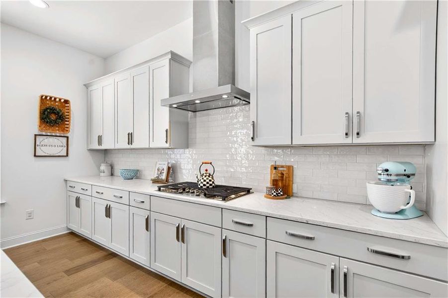 Furnished interior view inside a new home in East Harbor II at Chestatee, Dawsonville (Image 28).
