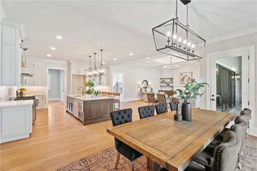Furnished interior view inside a new home in , Milton (Image 15).