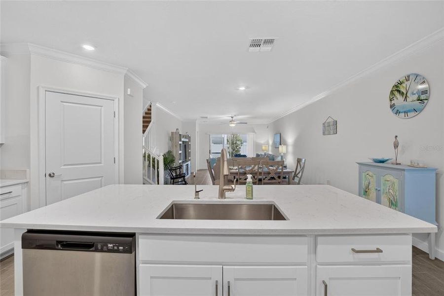 Furnished interior view inside a new home in Southshore Bay Active Adult, Wimauma (Image 7).